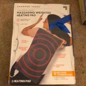 Calming Heat Massaging Weighted Heating pad